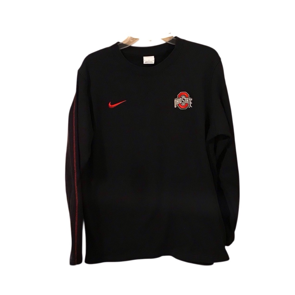 Nike Men’s Black Ohio State Long Sleeve Shirt Size Large